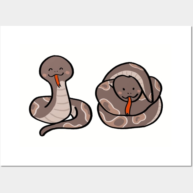 Cute ball python Wall Art by ballooonfish